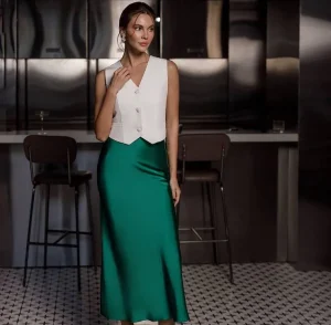 Eve Cupro Slip Skirt