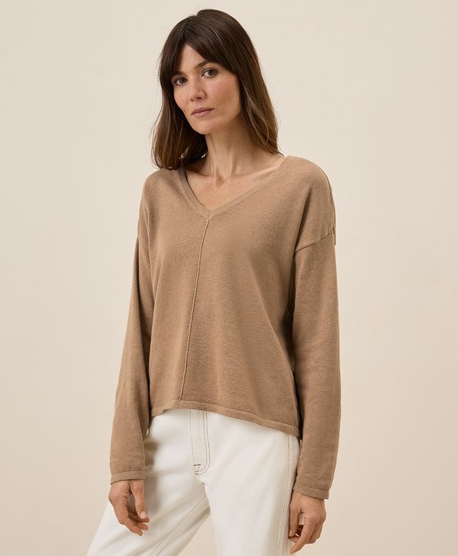 Faedra Organic Cotton Sweater