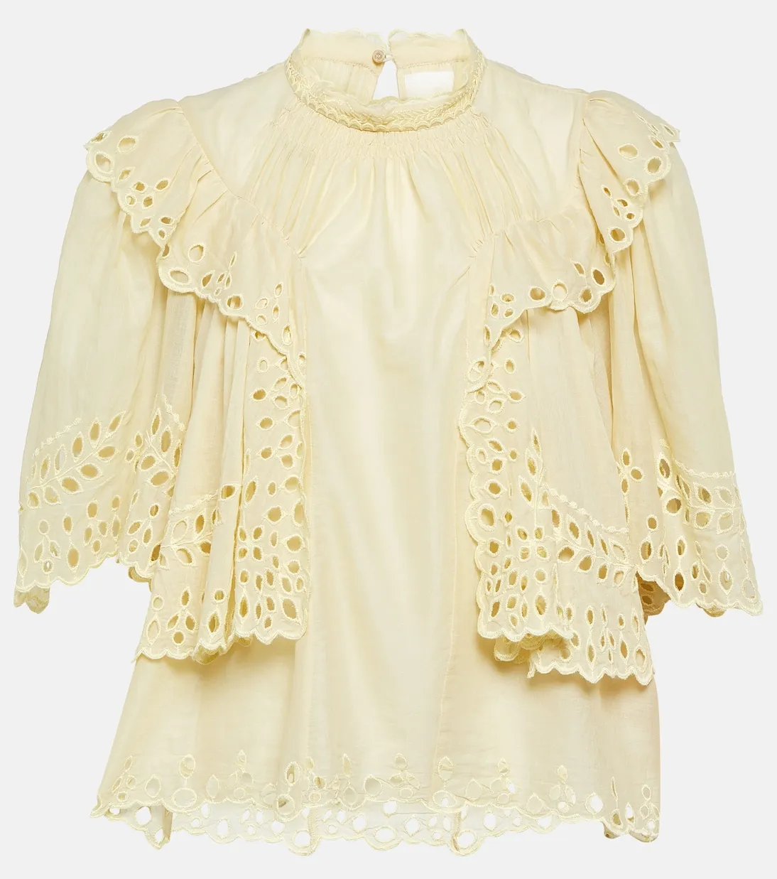 Katia Cotton Eyelet Blouse