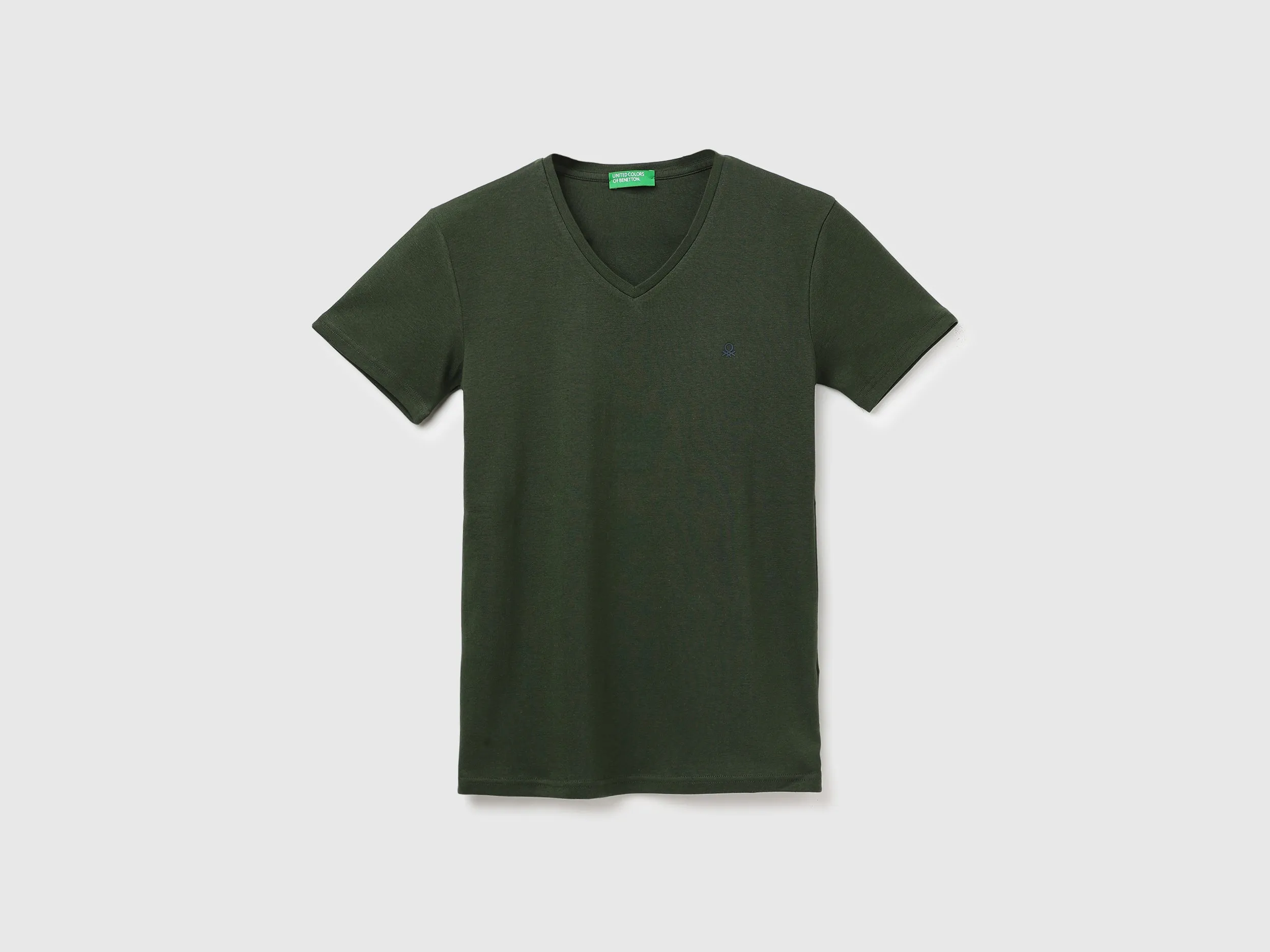 V Neck Solid Tee