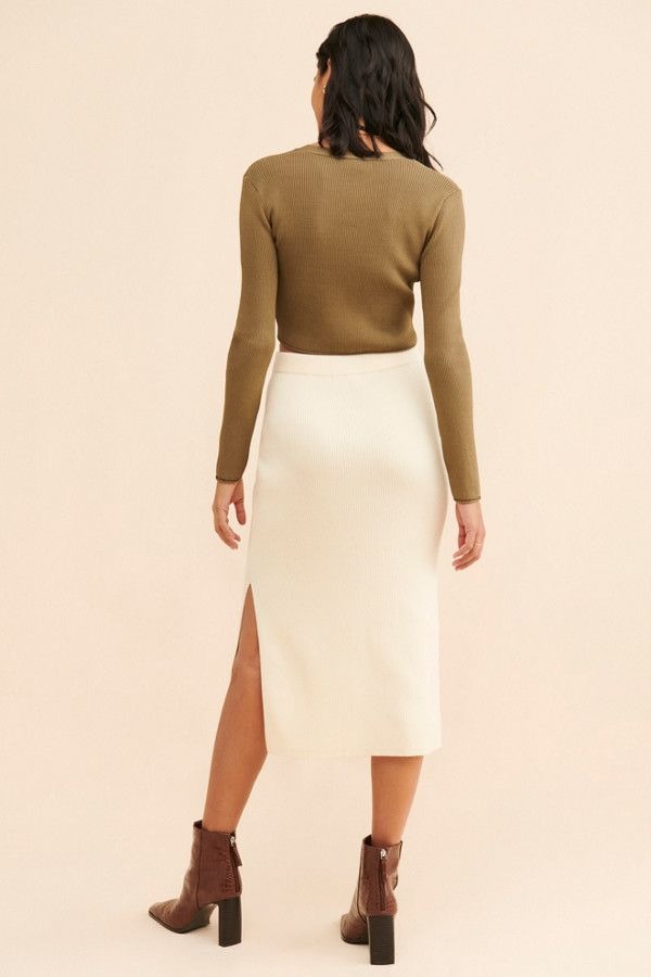 Vindy Viscose Knit Skirt