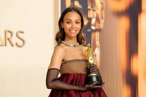 Zoe Saldana Makes History in Oscar 2025