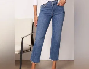 AGOLDE Kye Mid-Rise Straight Crop