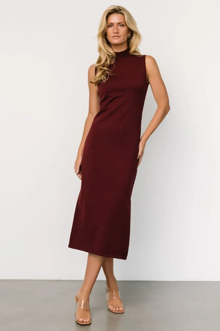 Amaryllis Mock Neck Dress