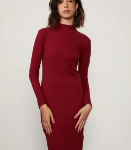 Amaryllis Mock Neck Dress