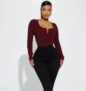 Chriselle Ribbed Top