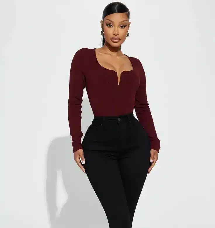 Chriselle Ribbed Top