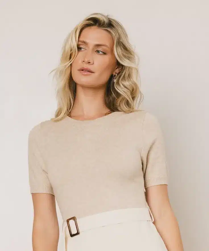 Colombe 3/4 Sleeve Reverie Knit Dress