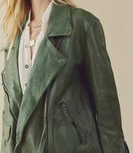 Deadwood River Cactus Leather Jacket