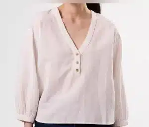 Esme Cotton Linen Blouse