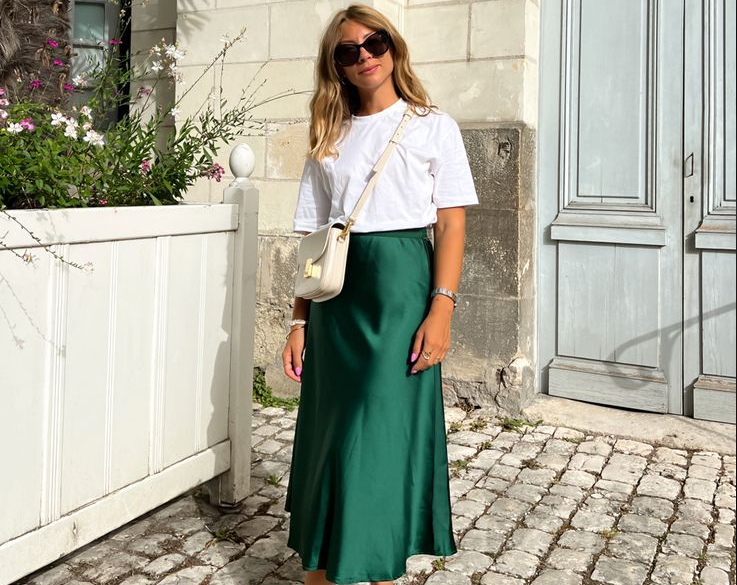 Eve Cupro Slip Skirt