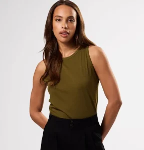 Jillian Organic Cotton Tank is Breathable Comfort for Summer