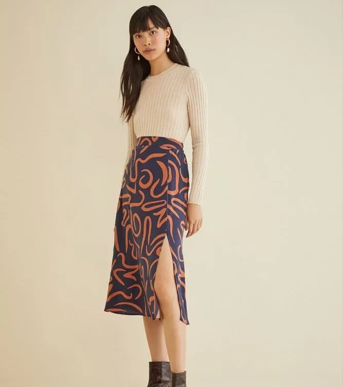Ollie Silk Skirt Matisse