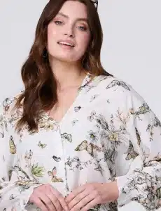 Papillon 3/4 Sleeve Blouse
