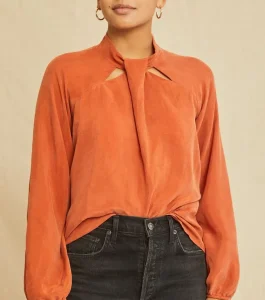 Papillon Cottonseed Cupro Blouse