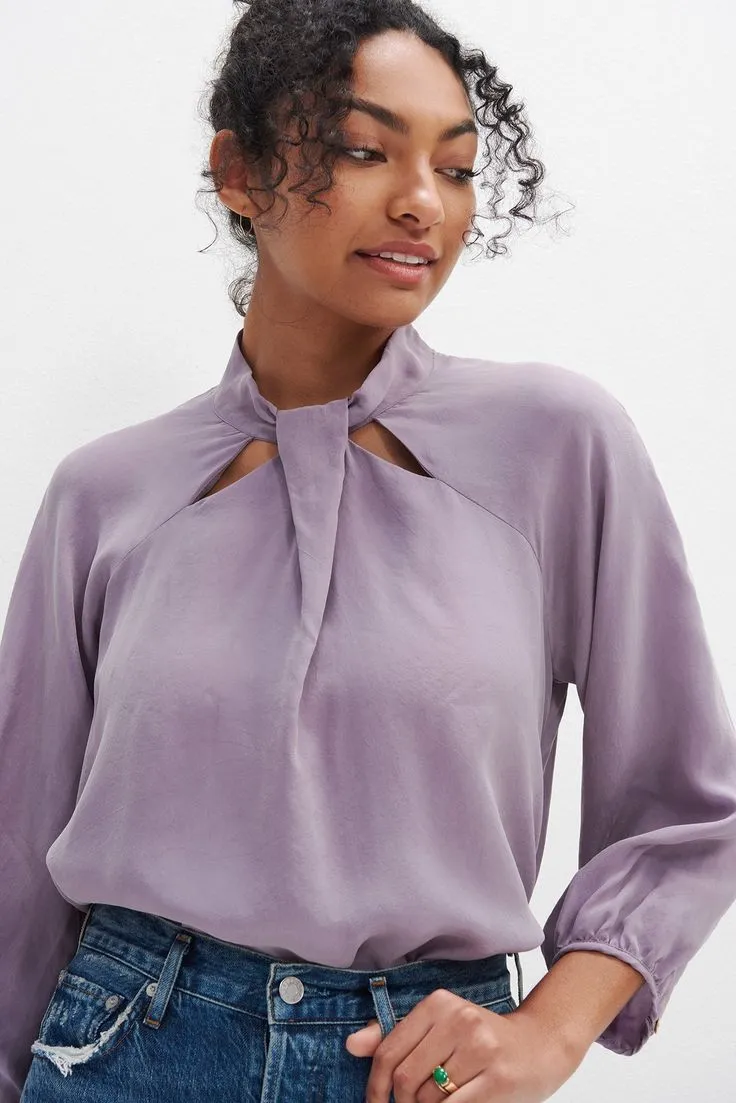 Papillon Cottonseed Cupro Blouse