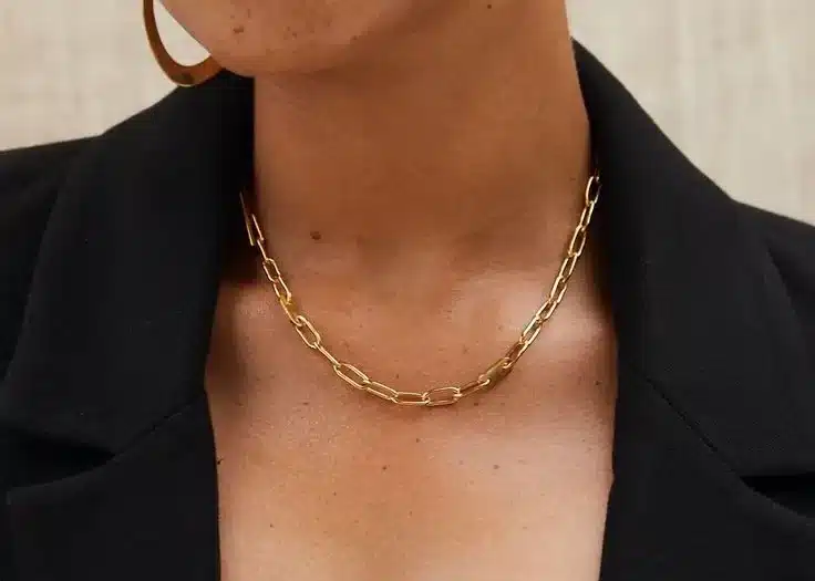 SOKO Delicate Ellipse Collar Necklace