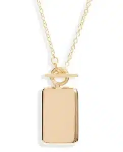 SOKO Rectangular Medallion Necklace