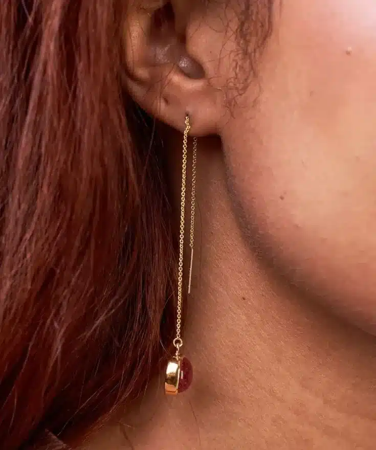 SOKO Umbro Chain Threader Earrings