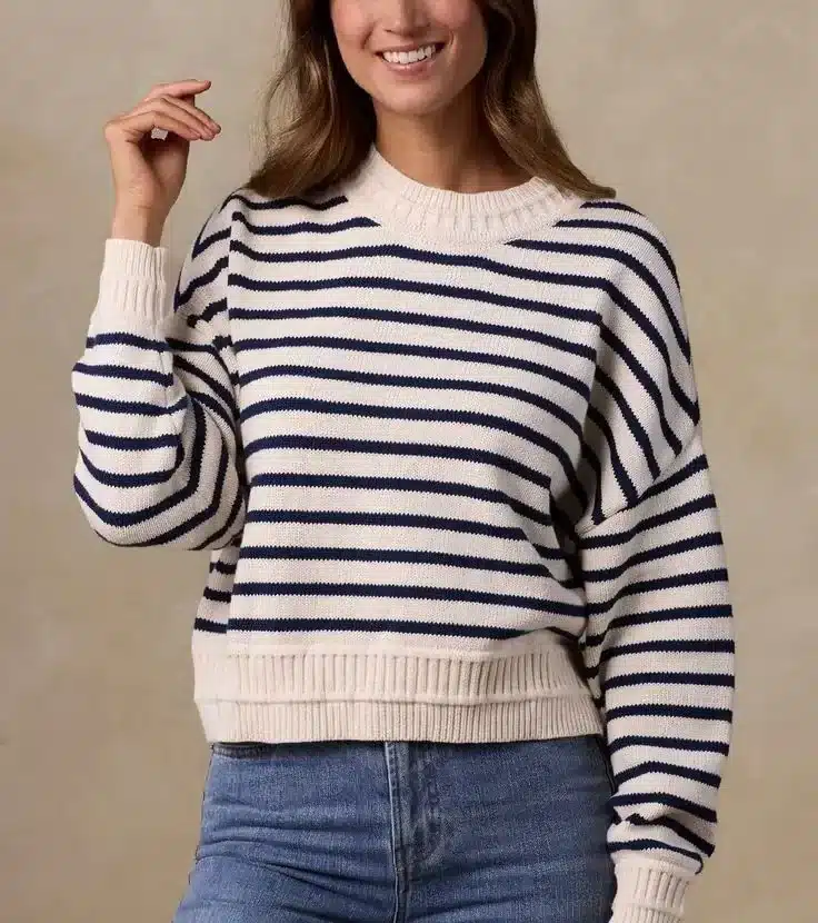 Stripe Novelty Sweater