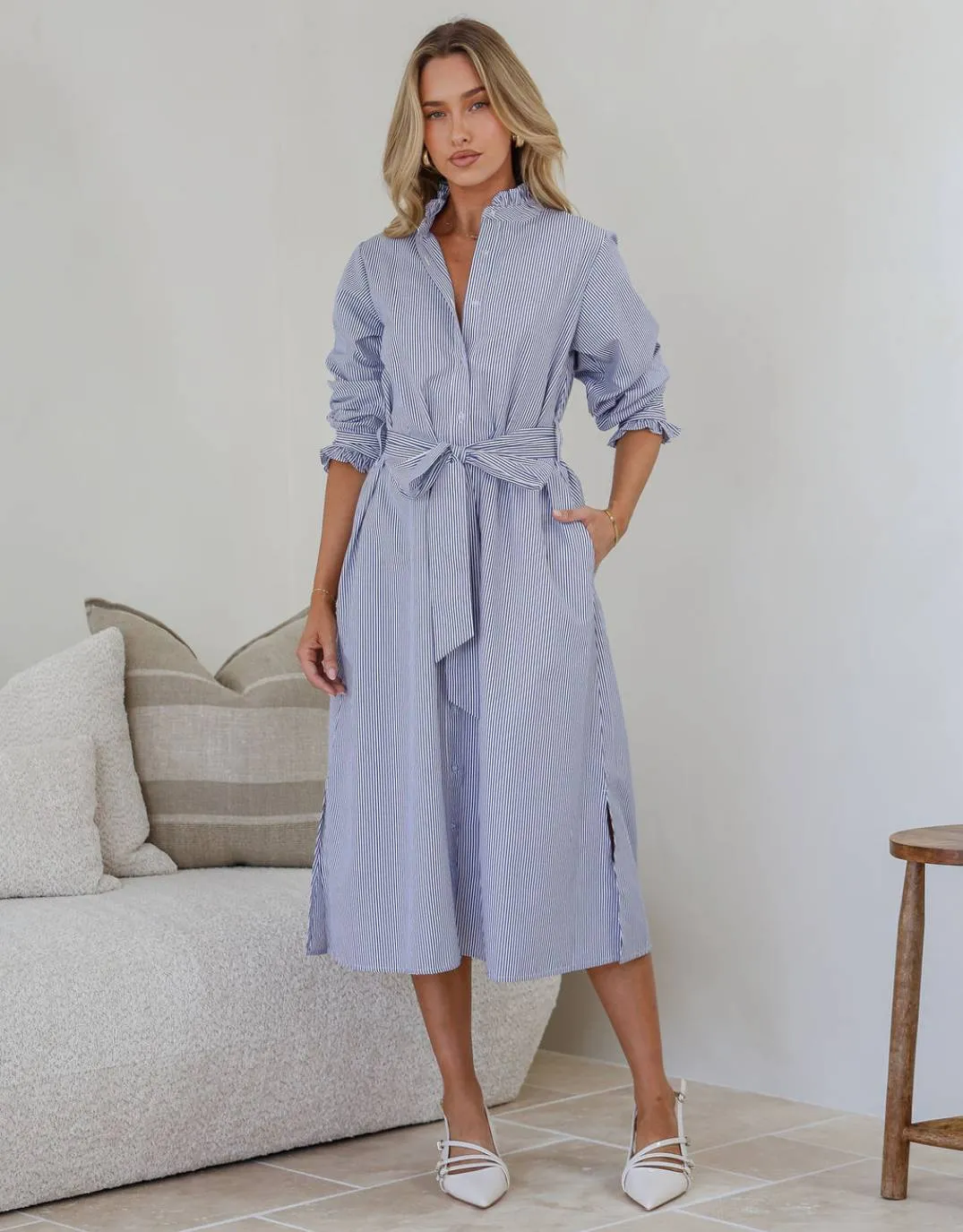 Tatiana Silk Shirt Dress