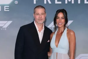 Brad Pitt & Ines de Ramon Steal the Spotlight on Red Carpet