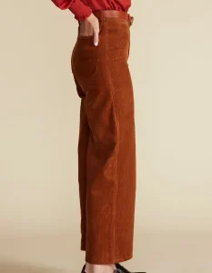 Wide Leg Utility Corduroy Pant
