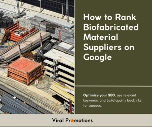 How to Rank Biofabricated Material Suppliers on Google?