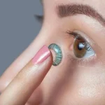 Explores if Dry Eye Drops Extend Comfort of Coloured Daily Contact Lenses