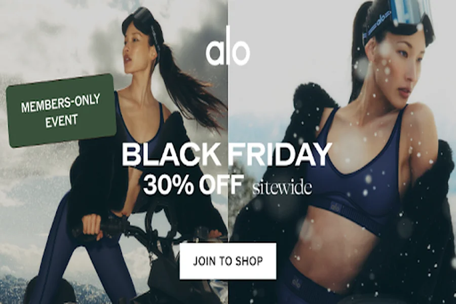 Alo Yoga’s Holiday Kickoff Style, Wellness & 30% Off