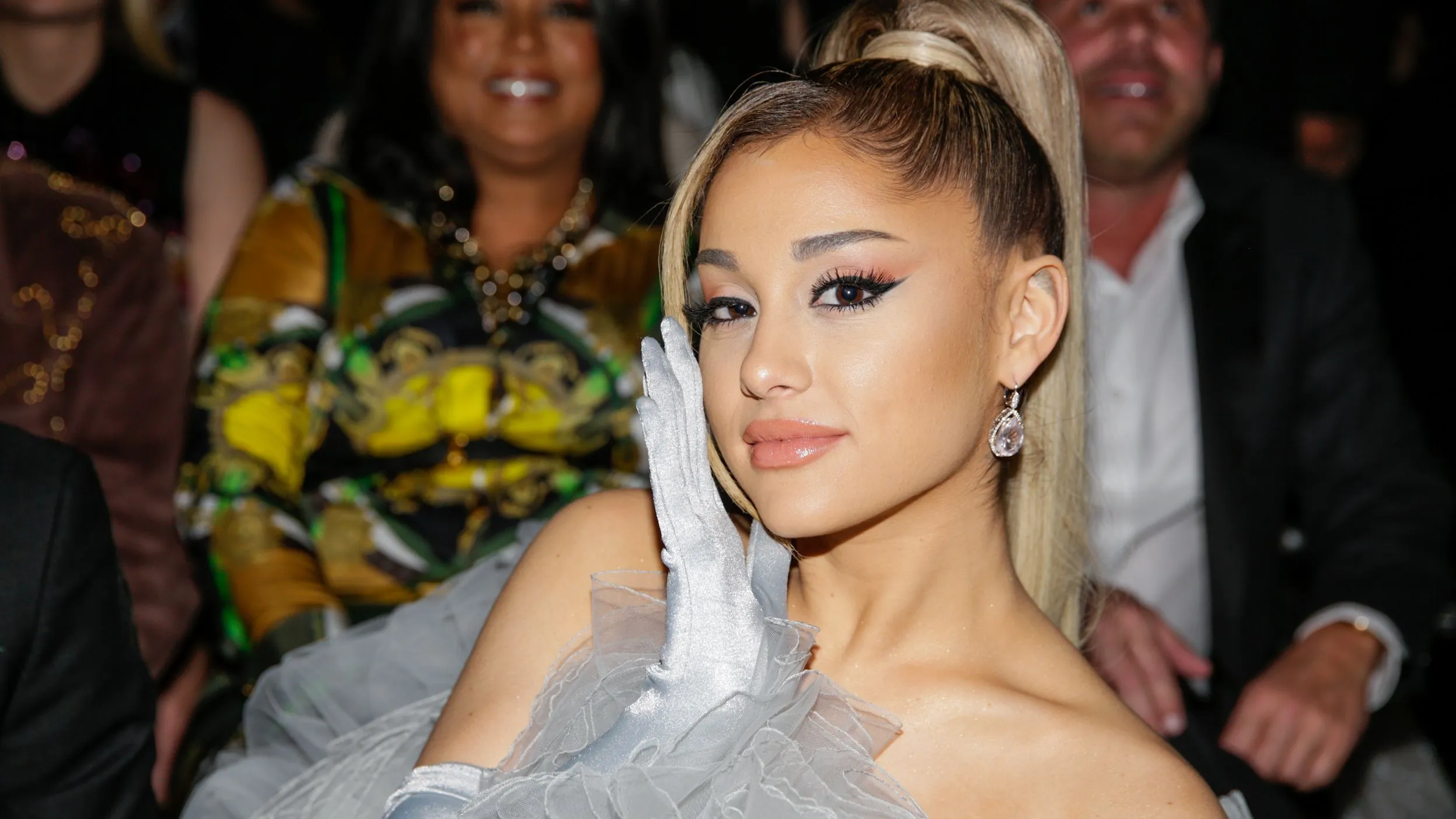 Ariana Grande Stuns in Custom Vera Wang at Brother’s Wedding