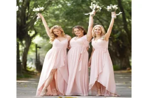 Fresh Wedding Aesthetics Powered by Pink and Sage Green Bridesmaid Dresses