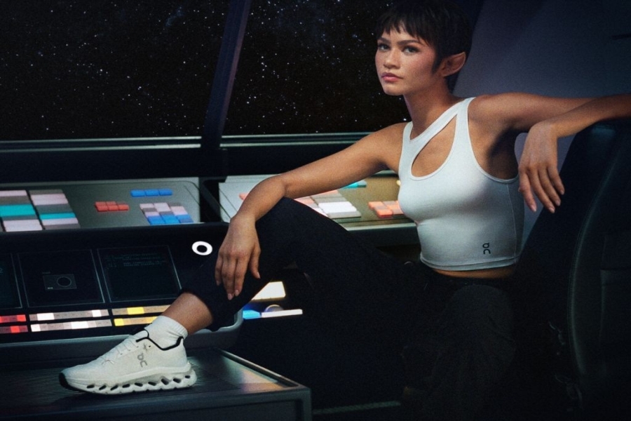Zendaya Red Carpet Moments Sneakers in Red