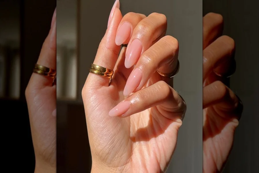 Sheer Nude Nails
