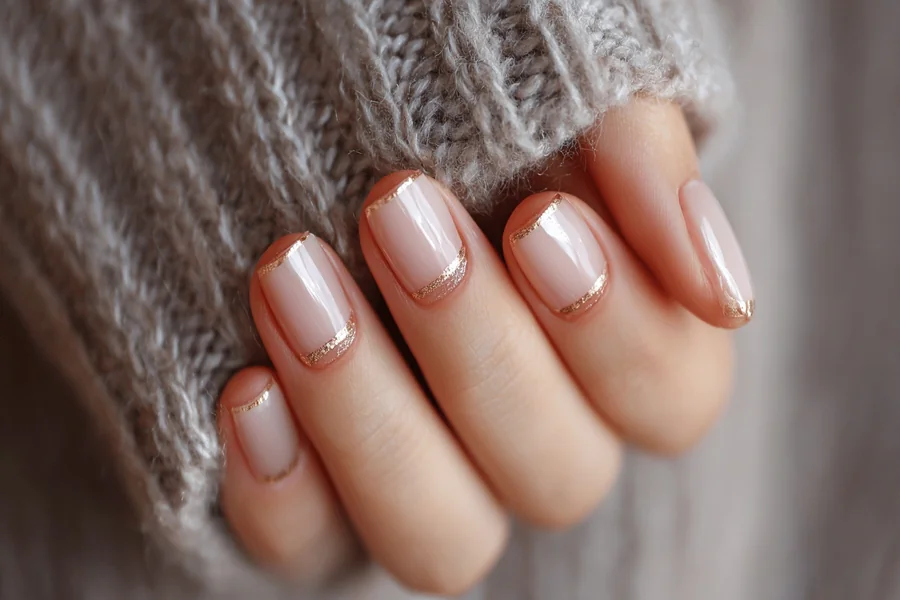 Sheer Nude Nails
