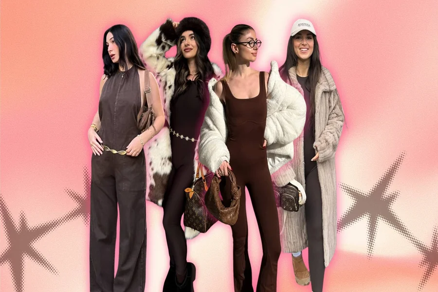 Brown Jumpsuit Womens