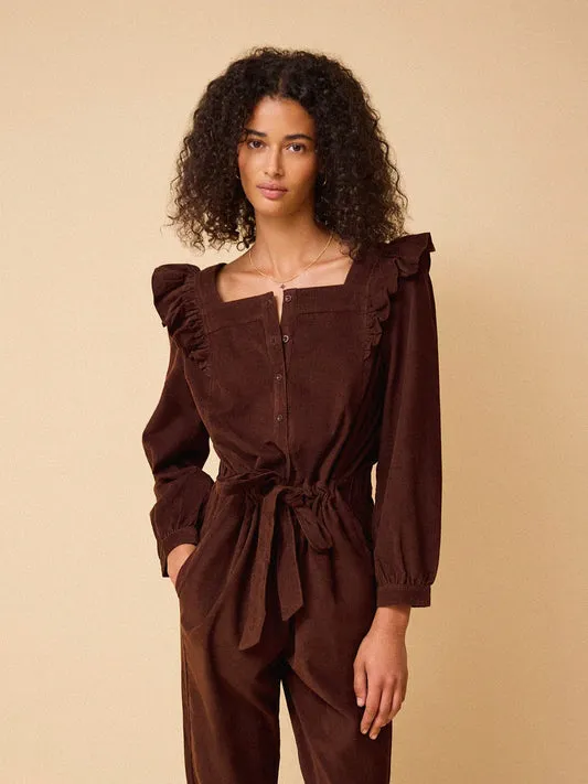 Brown Jumpsuit Womens
