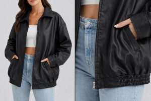 The Oversized Leather Jacket Every Woman Can Wear Easily