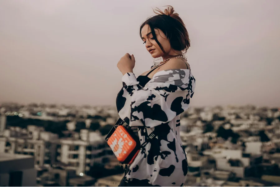 Cow Print Dress