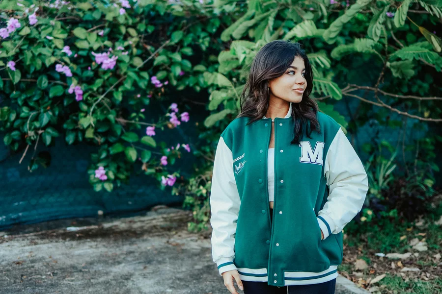 Cropped Varsity Jacket