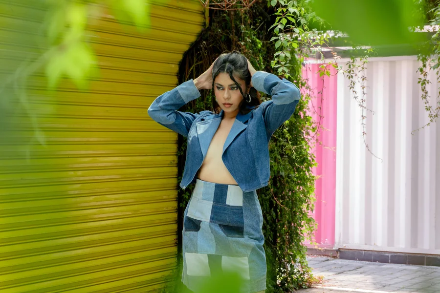 Denim 2 Piece Set