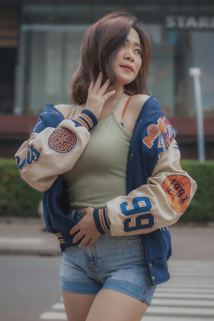 Cropped Varsity Jacket