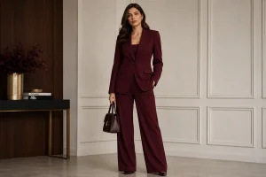 Burgundy Pant Suit Style Guide for Modern Looks