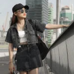 Denim Skirt and Top Set Outfit Ideas for Every Season