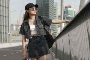 Denim Skirt and Top Set Outfit Ideas for Every Season