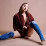 Denim Thigh High Boots Outfit Ideas for Bold Style