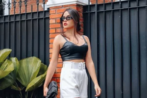 Faux Leather Crop Top Fashion Guide for Effortless Glamour