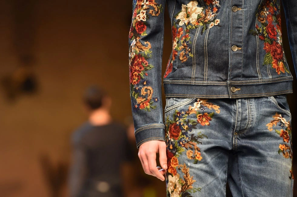 Floral Jeans