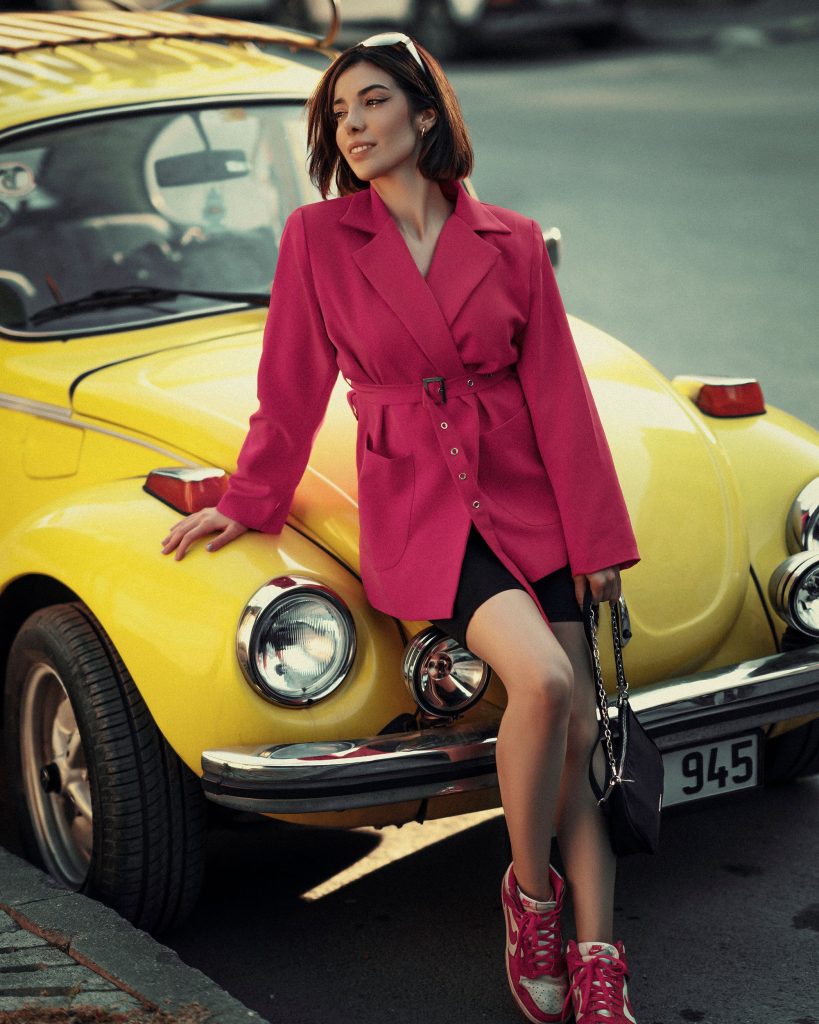 Fuchsia Blazer
