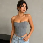 Gray Corset Top Styling Guide for Modern Fashion